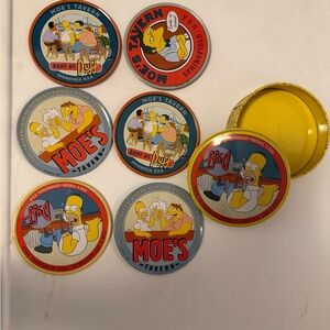 Duff Beer Homer Simpson Coasters